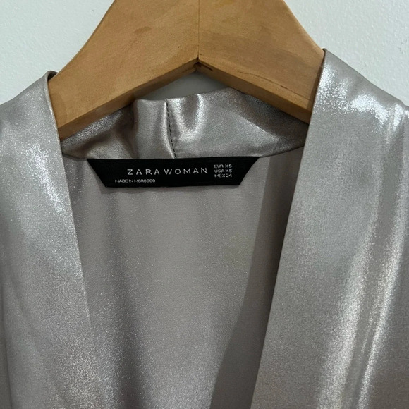 Zara Draped Dress Size XS - Picture 7 of 9